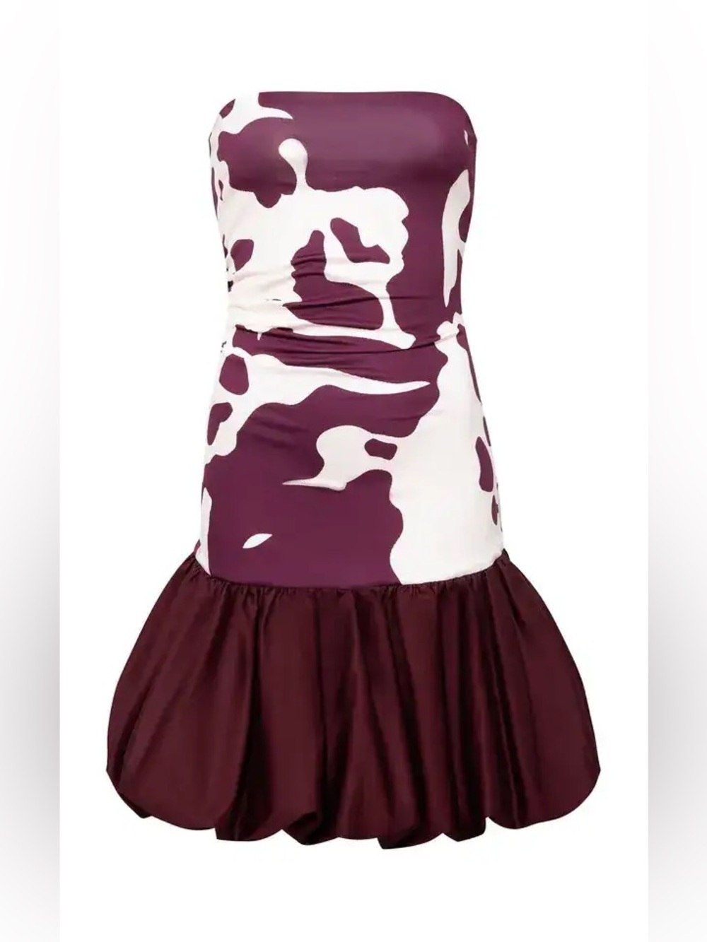 Siedrés Roben Tube Dress with Bubble Hem
